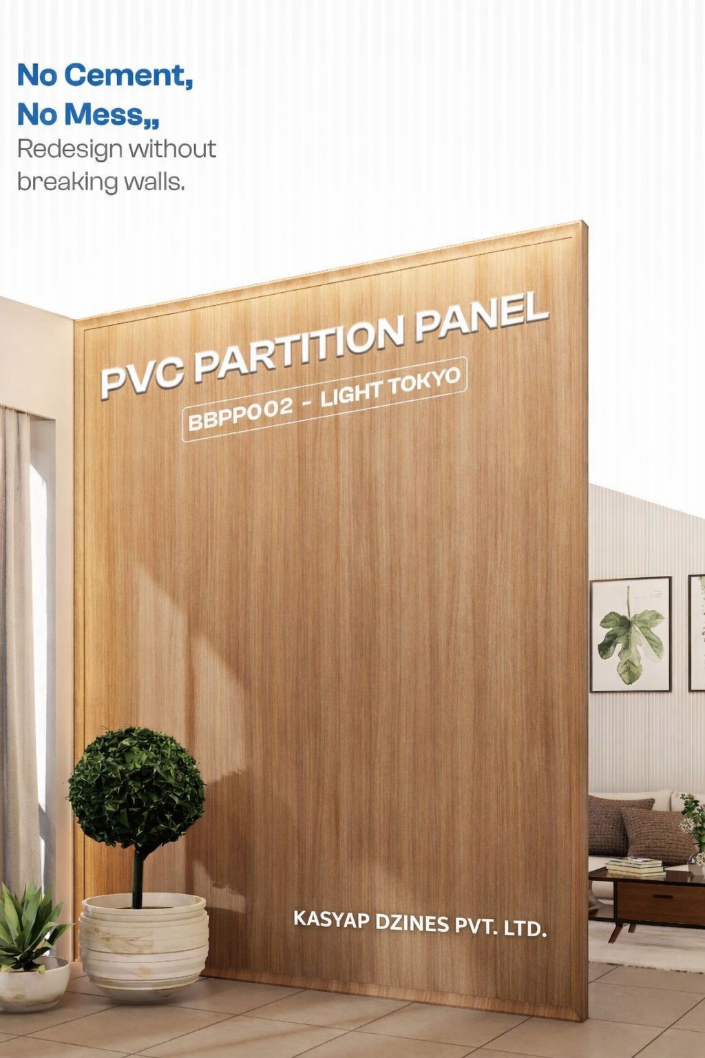 Transform Your Space with Stylish PVC Partitions in your budget.