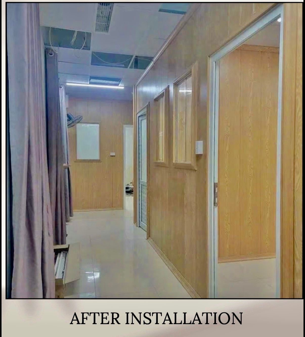 PVC WALL PARTITION